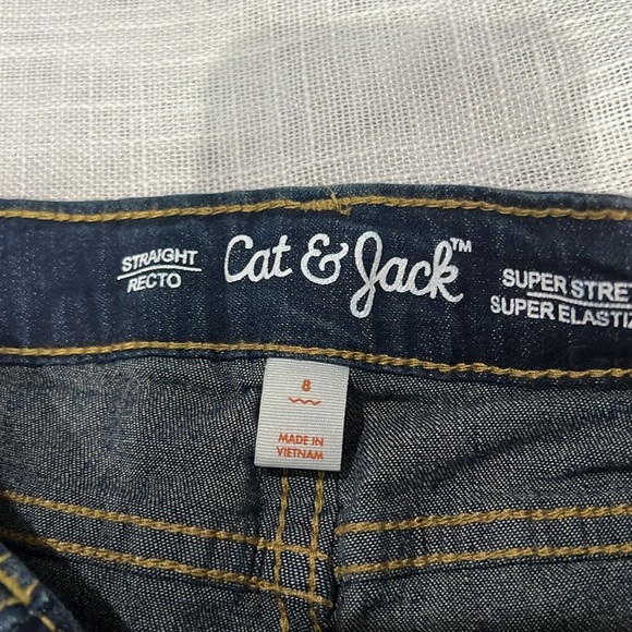 CAT & JACK SUPER STRETCH STRAIGHT JEANS - Picture 2 of 3
